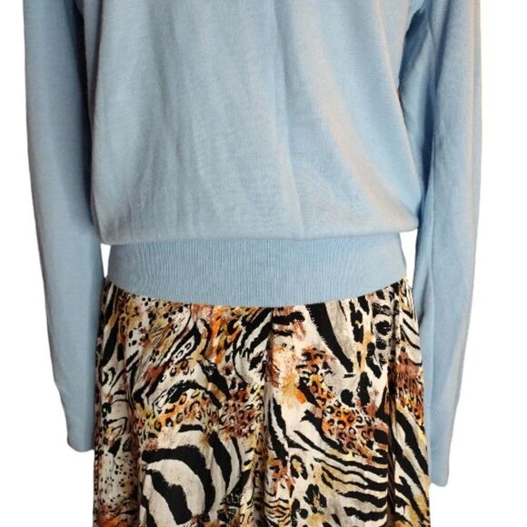 Baldwin Sportswear VTG 60s Baby Blue Dupont Orlon Sweater  *Fits like Medium - Picture 5 of 12